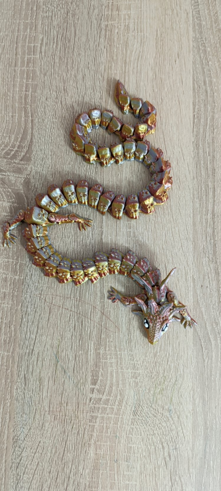ejderha, alev desenli, 70cm