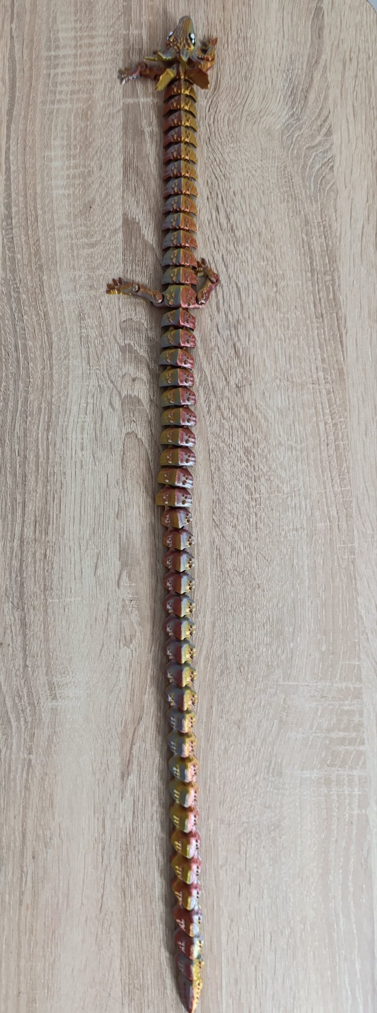ejderha, alev desenli, 70cm