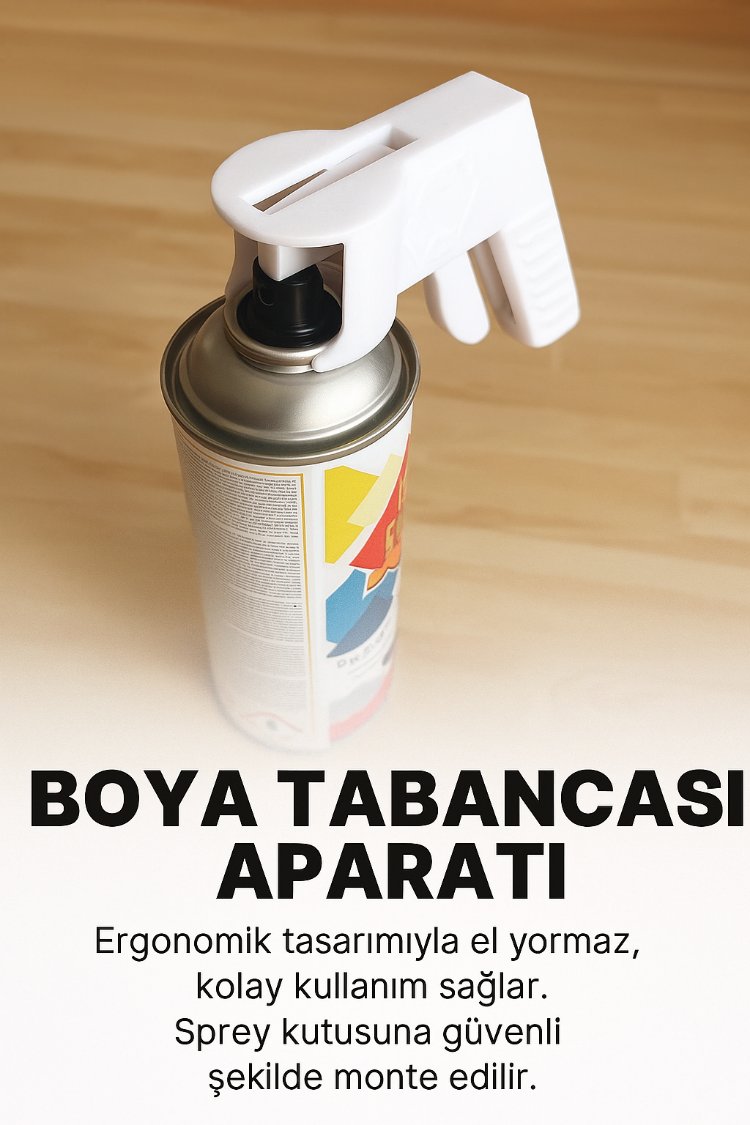 Boya Tabancası Aparatı (Sprey Tüp Tutacağı) Universal.