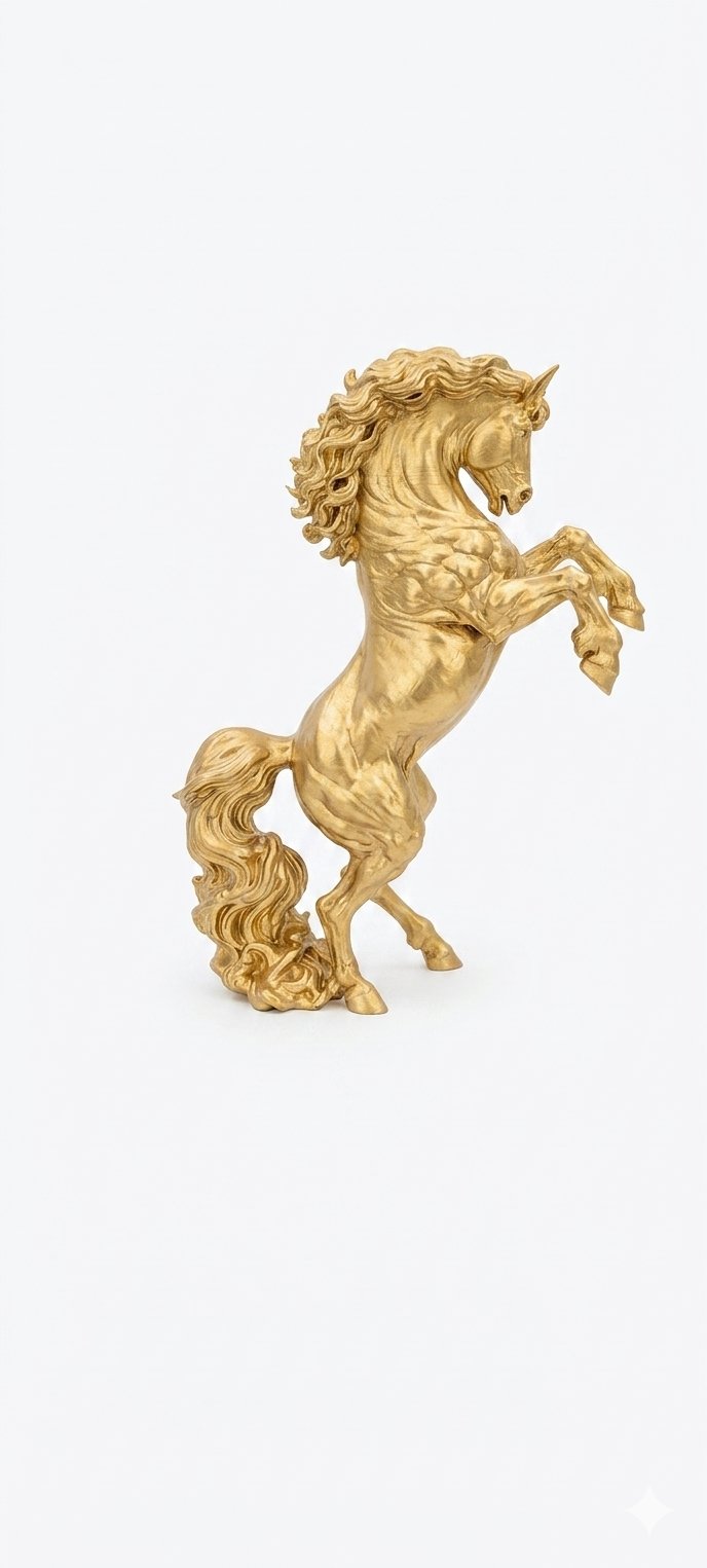 Gold at (19cm) figür 