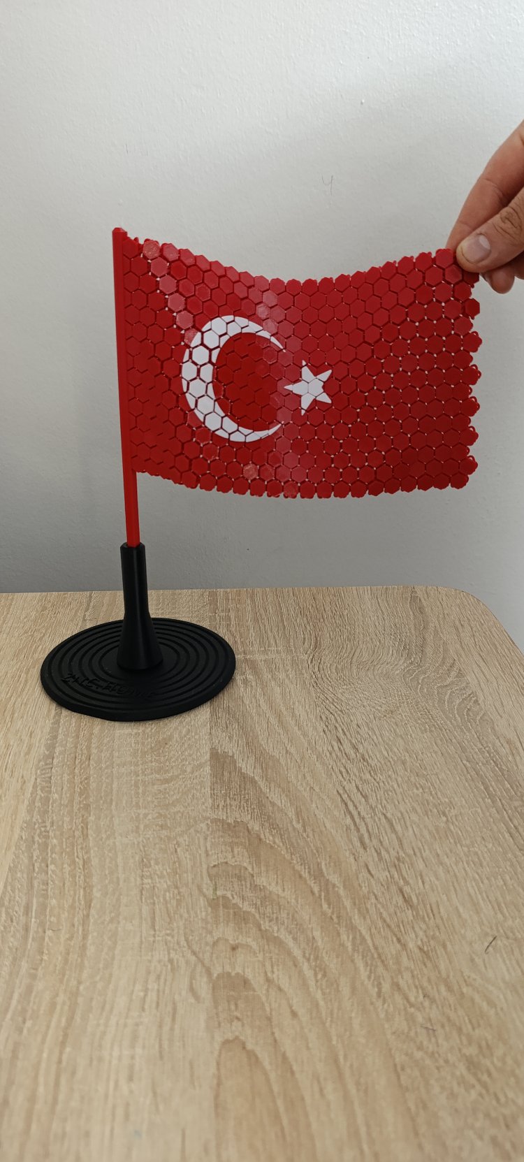 türk bayrağı, çift taraflı