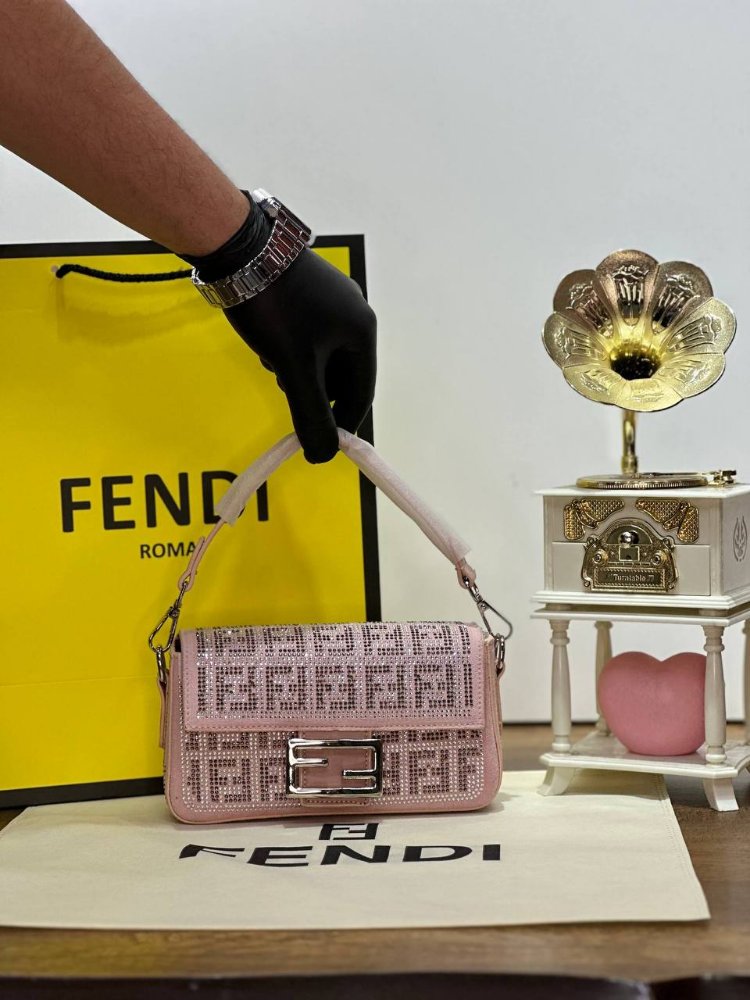 Fendi Baguette Mini Sequnis or Crystals bag✨