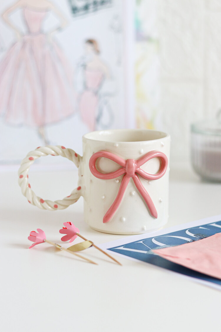 Pink bow 250 ml on siparis