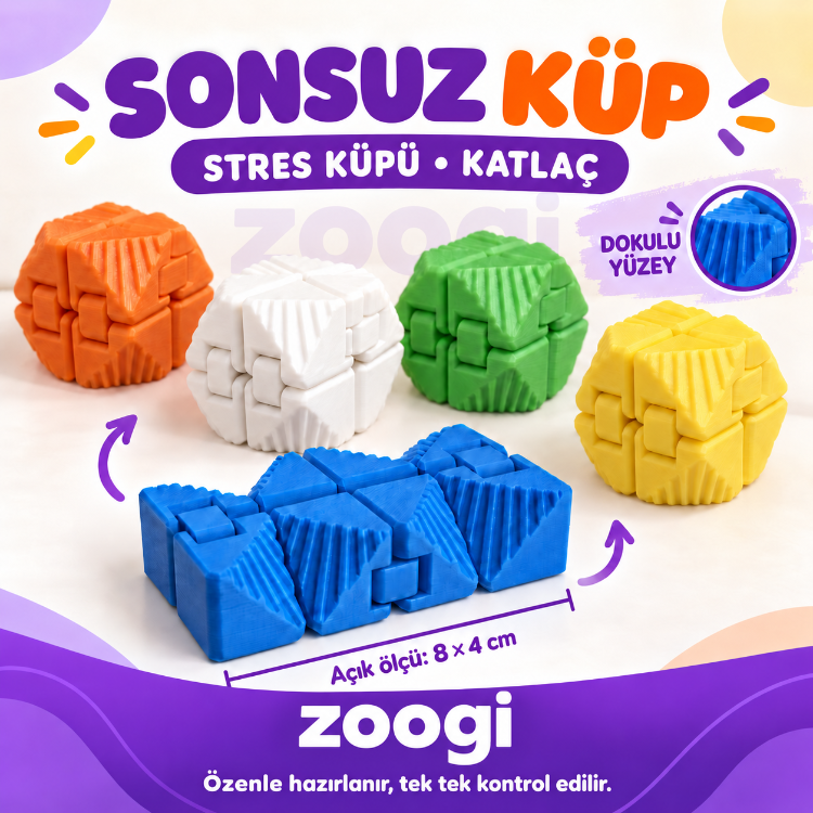 Zoogi Dokulu Sonsuz Küp Stres Küpü, Katlaç