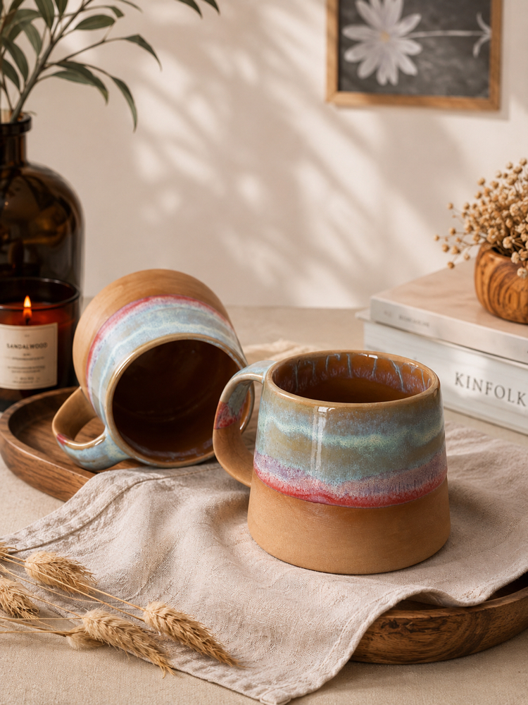 Minty Freshness 190 ml Kahverengi Stoneware Fincan
