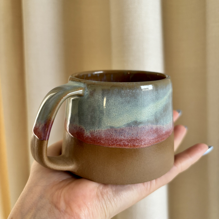 Minty Freshness 190 ml Kahverengi Stoneware Fincan