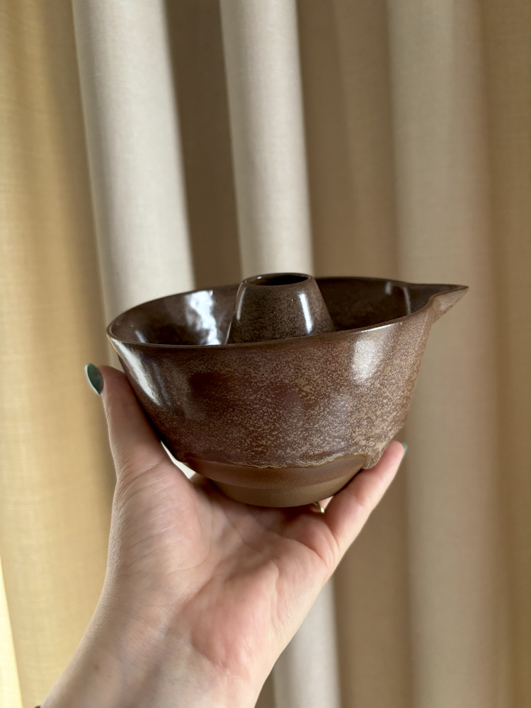 Konomi Stoneware Matcha Kase + Whisk Tutucu Set (500 Ml Hacimli)