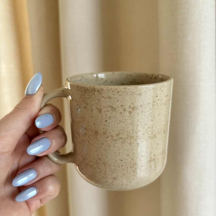 Serene&Natural 260 ml Doğal Desenli Stoneware Kupa