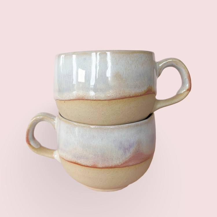 Pink Sands 125 ml Stoneware Fincan