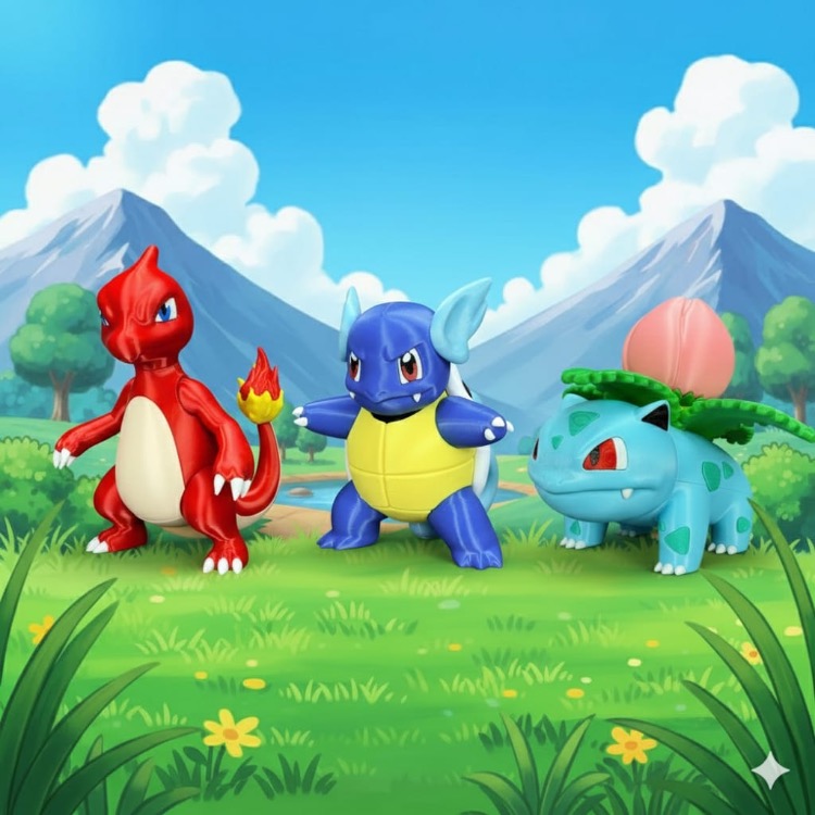 Pokemon 2. Evrim Seti (Wartortle,Ivysaur ve Charmeleon)