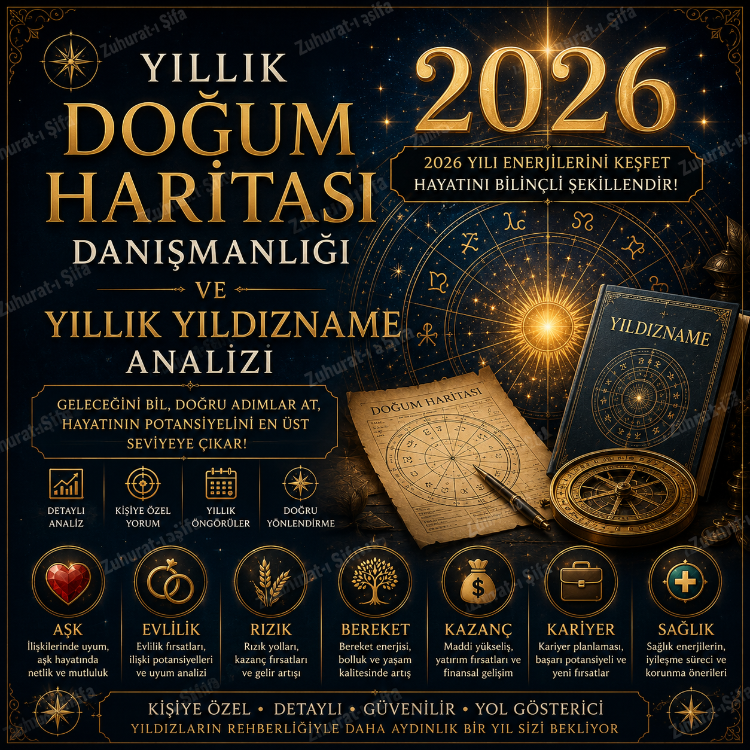 2026 Yıllık Doğum Haritası Danışmanlığı & Yıllık Yıldızname Analizi