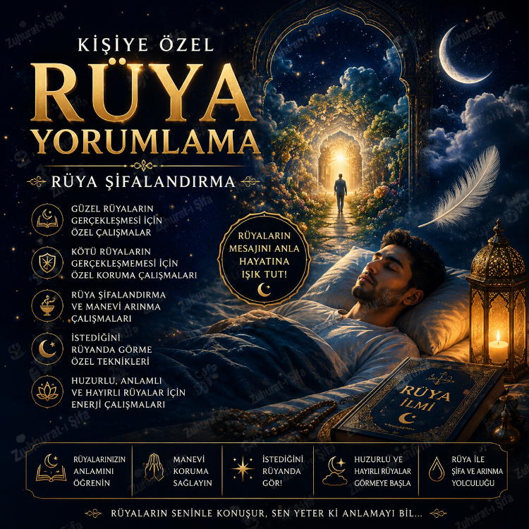 Kişiye Özel Rüya Yorumlama & Rüya Şifalandırma – İstediğini Rüyanda Görme