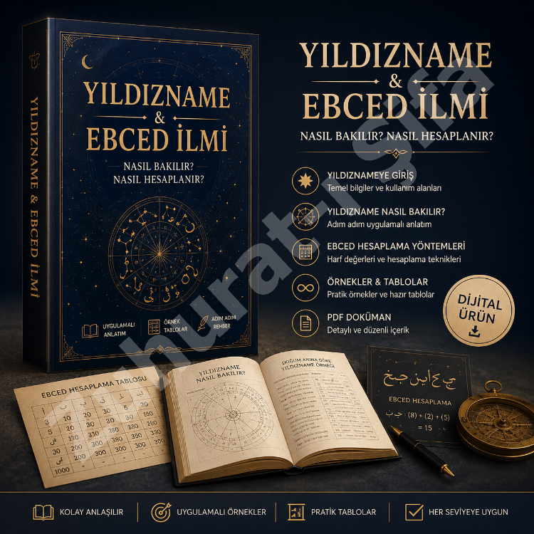 Yıldızname & Ebced İlmi Eğitimi – Nasıl Bakılır? Nasıl Hesaplanır? Uygulamalı Rehber