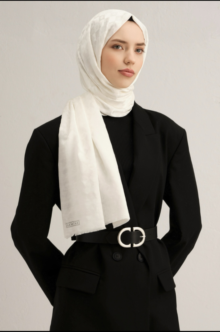 Armine j. İpek pamuk şal