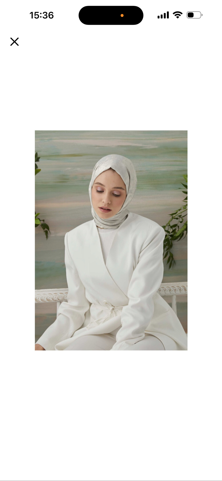 Luxury Shine Freshscarfs beyaz