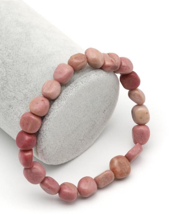 Pembe jasper Doğal Taş 7x9mm Özel Kesim