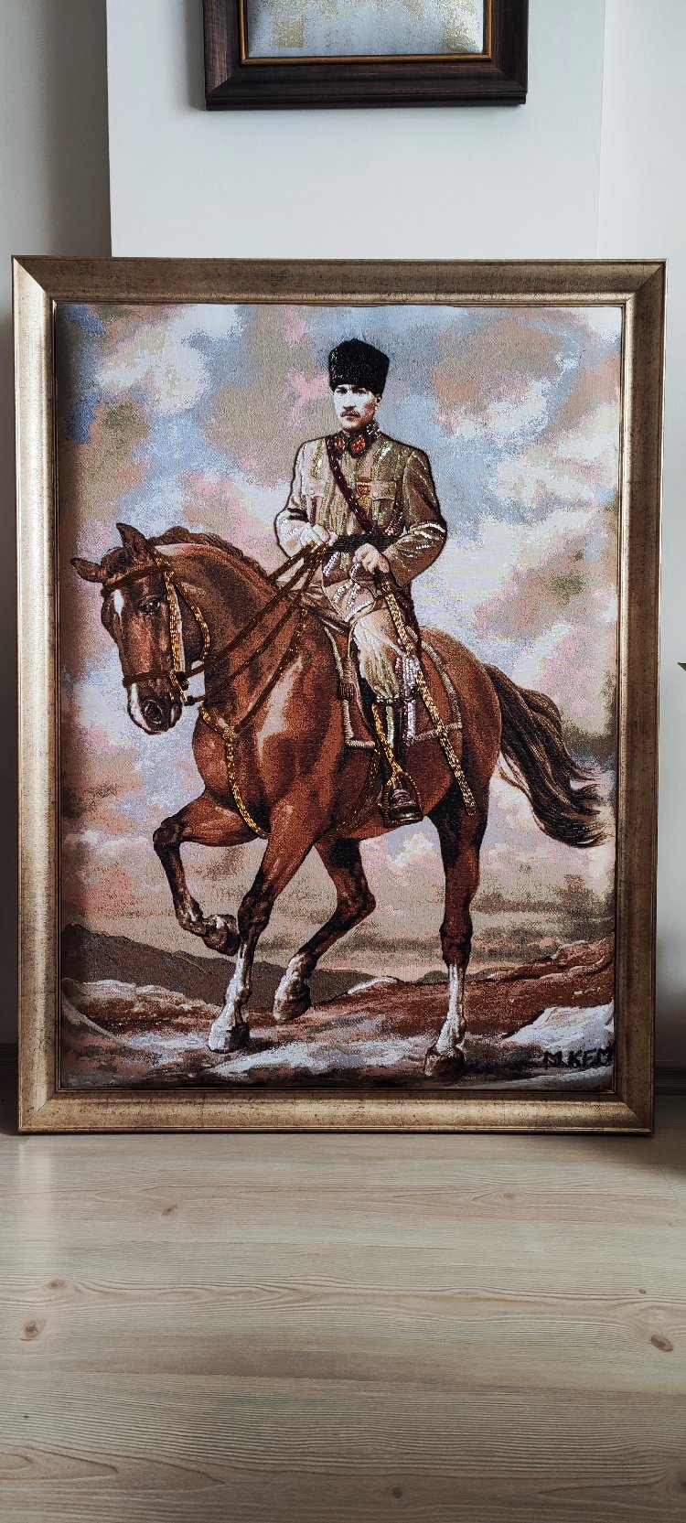BONCUK PUL İŞLEMELİ ATATÜRK TABLO