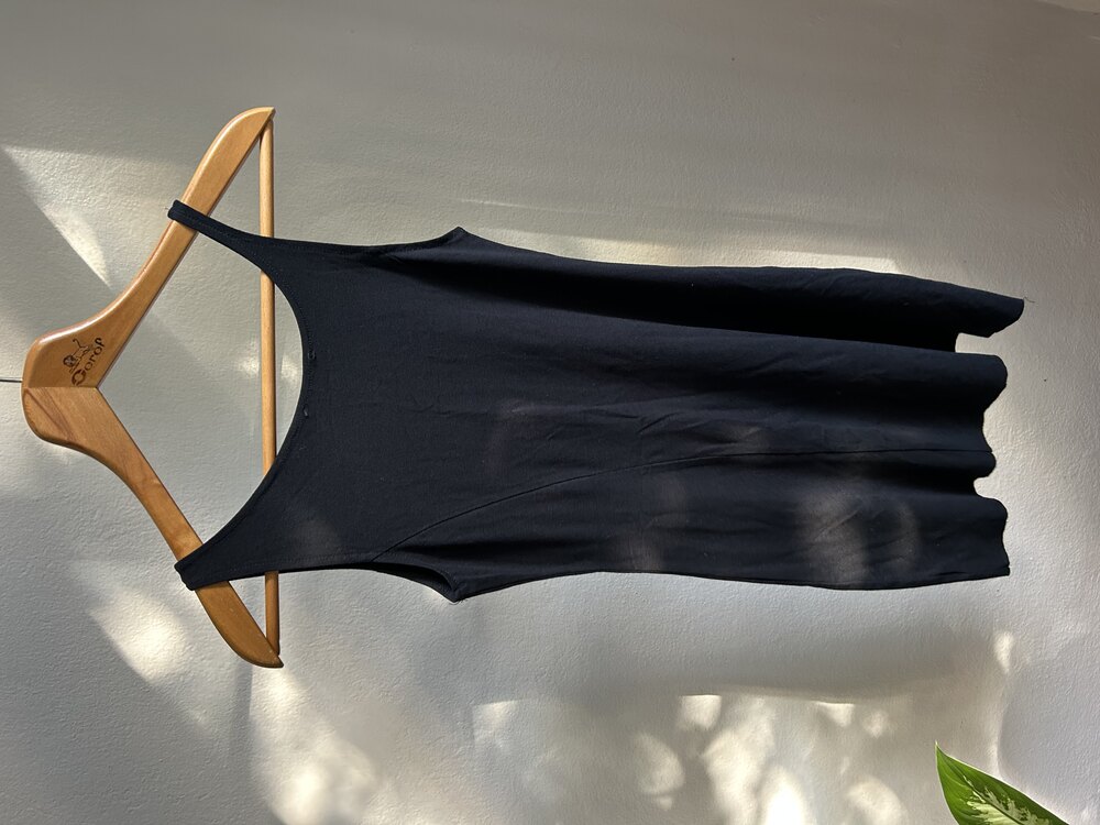 Asimetrik black dress